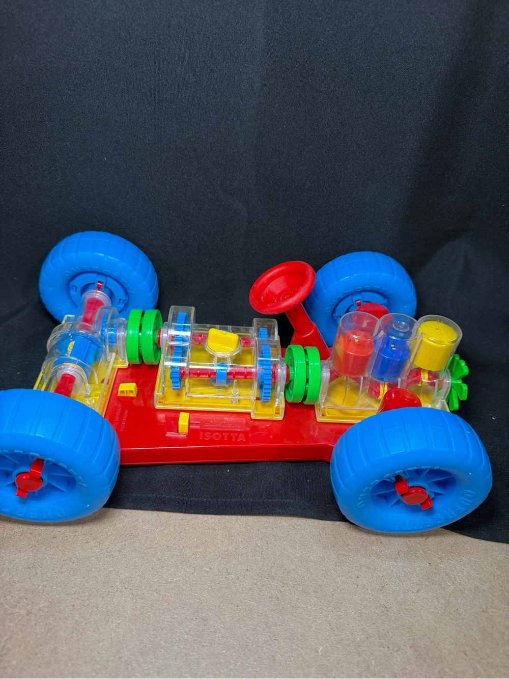 Quercetti Isotta Stem Gears Toy Car Italy